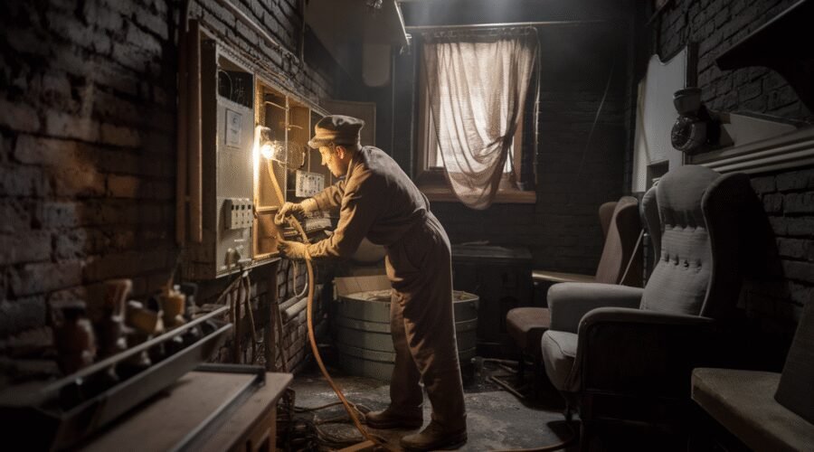 électricien à Anne Frank