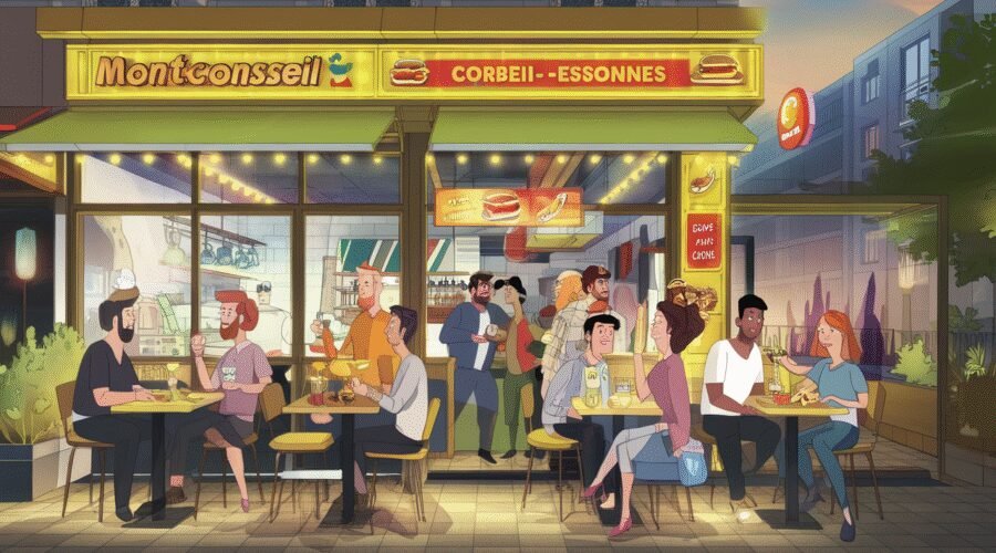 fast food à Corbeil‑Essonnes Montconseil