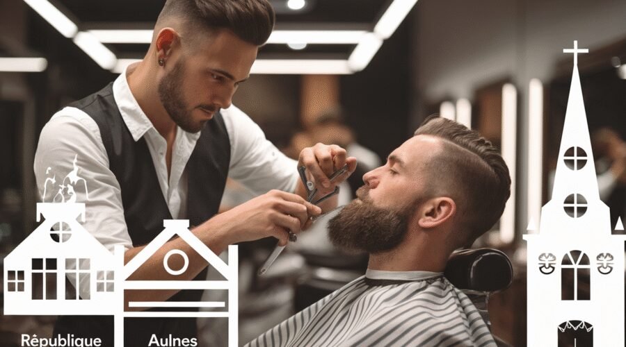 barbier à Combs‑la‑Ville République – Aulnes – Coupole