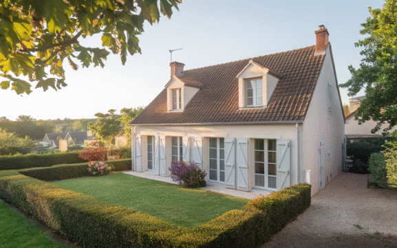 Maison à vendre à Combs-la-Ville avec panneau immobilier